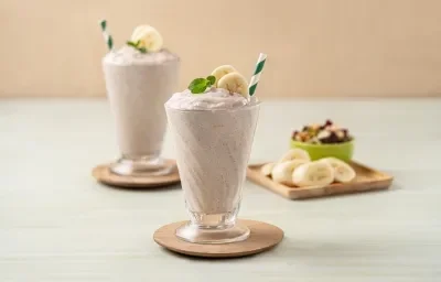 Smoothie de Nueces con Yogurt