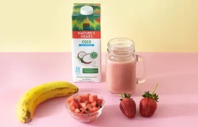 Smoothie Sandía y Fresa