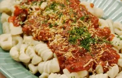 Gnocchi con Salsa Tuco Maggi