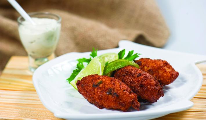 Croquetas de Puré de papas y Surubí